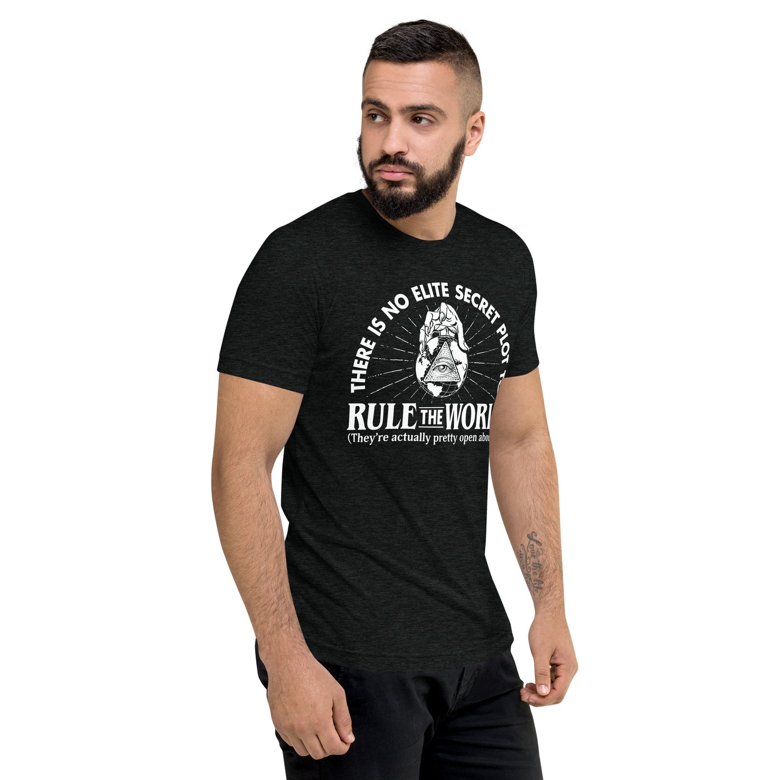 Elite Secret Plot to Rule the World Tri-Blend T-Shirt
