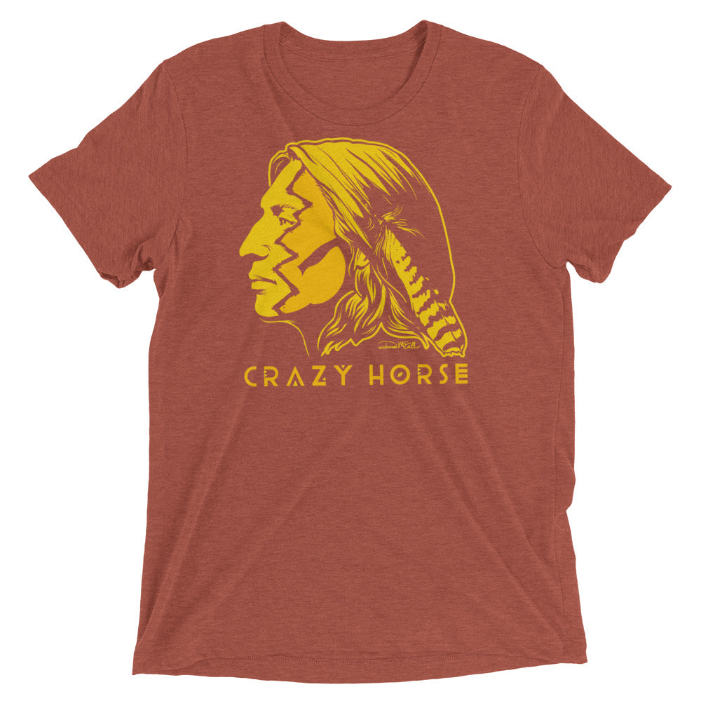 Crazy Horse War Paint Tri-Blend Graphic T-Shirt
