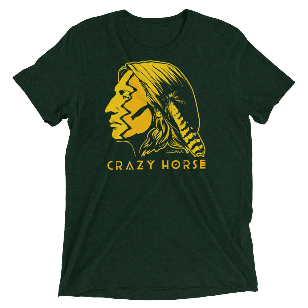 Crazy Horse War Paint Tri-Blend Graphic T-Shirt