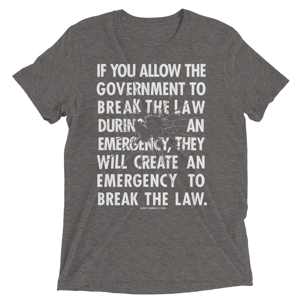 Government Emergency Tri-Blend Unisex T-Shirt