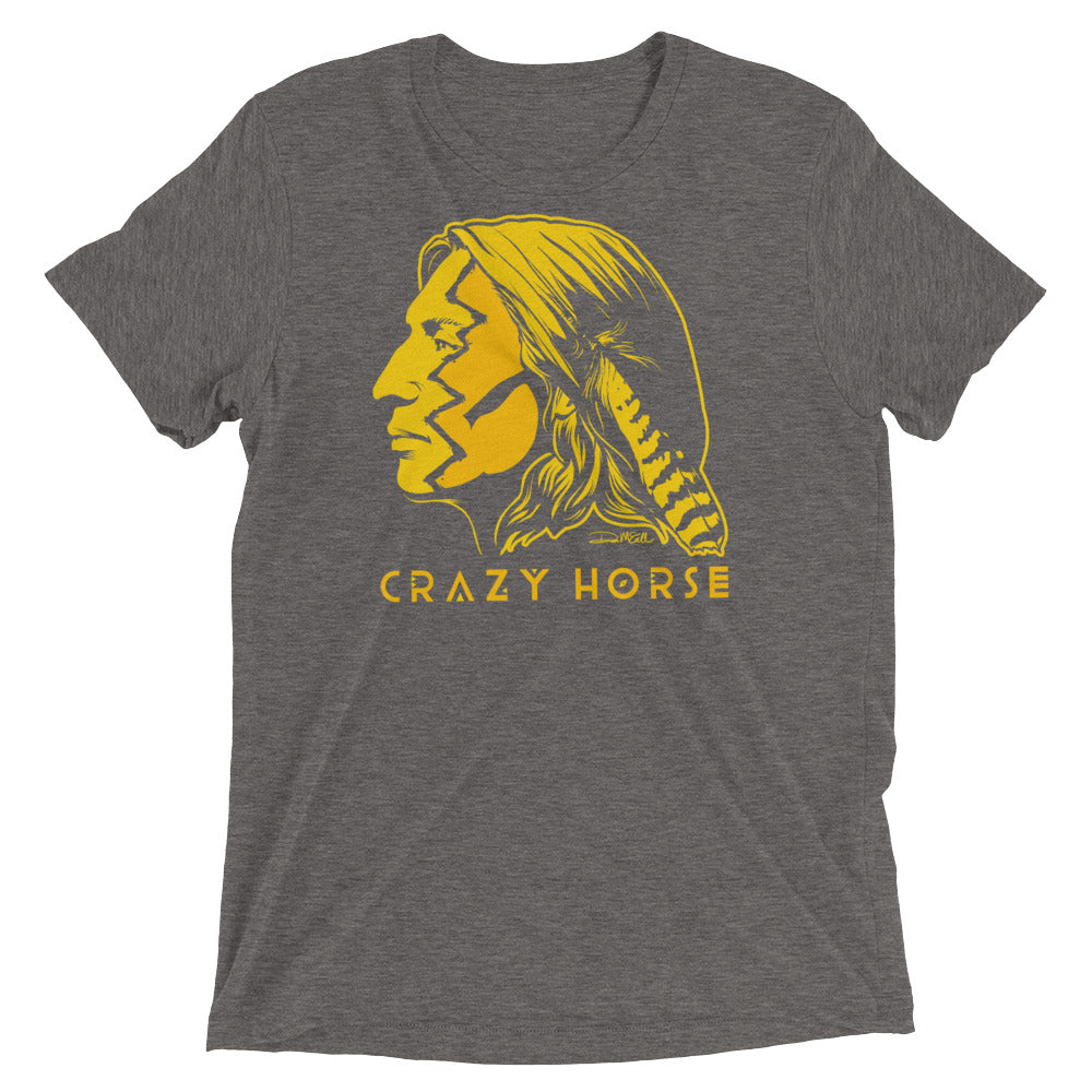 Crazy Horse War Paint Tri-Blend Graphic T-Shirt