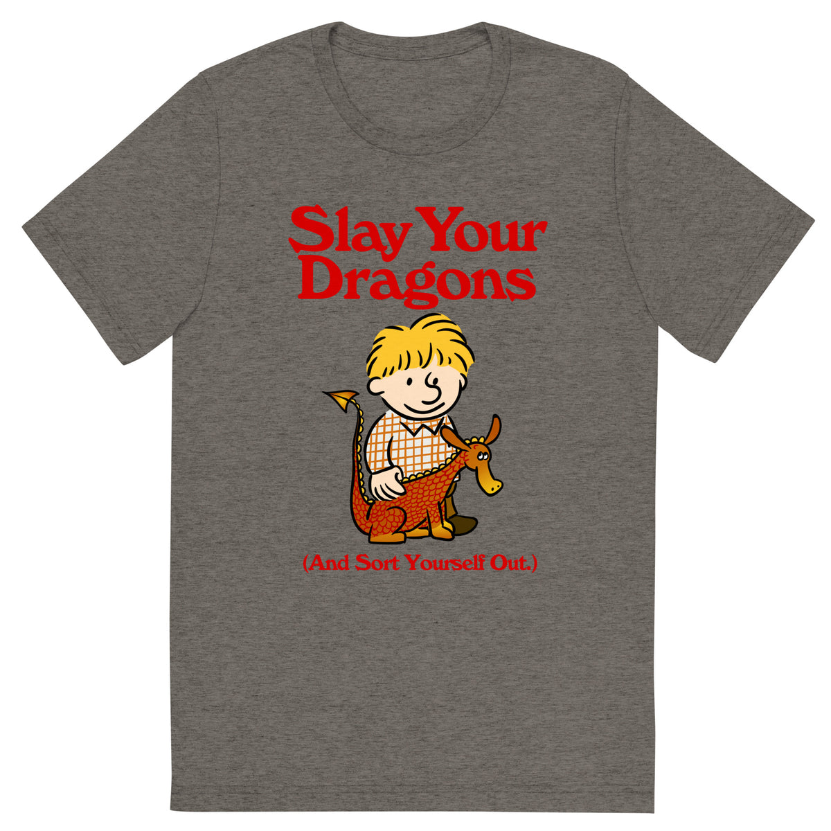 Slay Your Dragons Tri-Blend Track Shirt