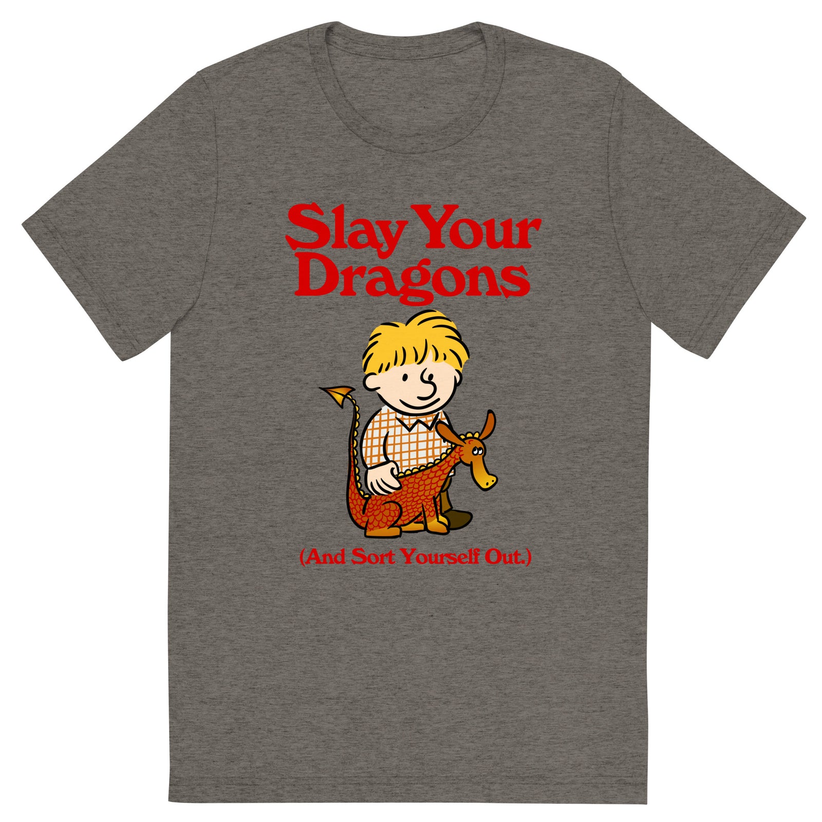 Slay Your Dragons Tri-Blend Track Shirt