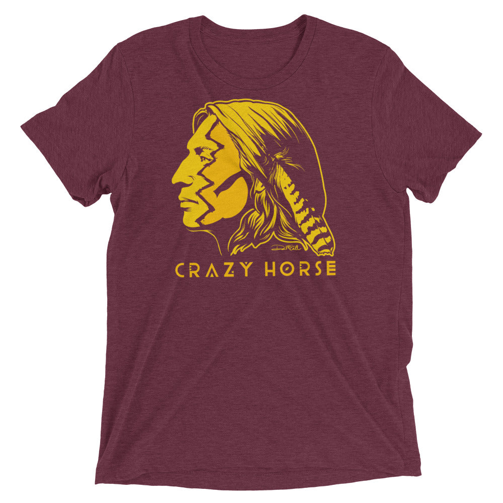 Crazy Horse War Paint Tri-Blend Graphic T-Shirt