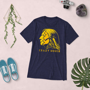 Crazy Horse War Paint Tri-Blend Graphic T-Shirt