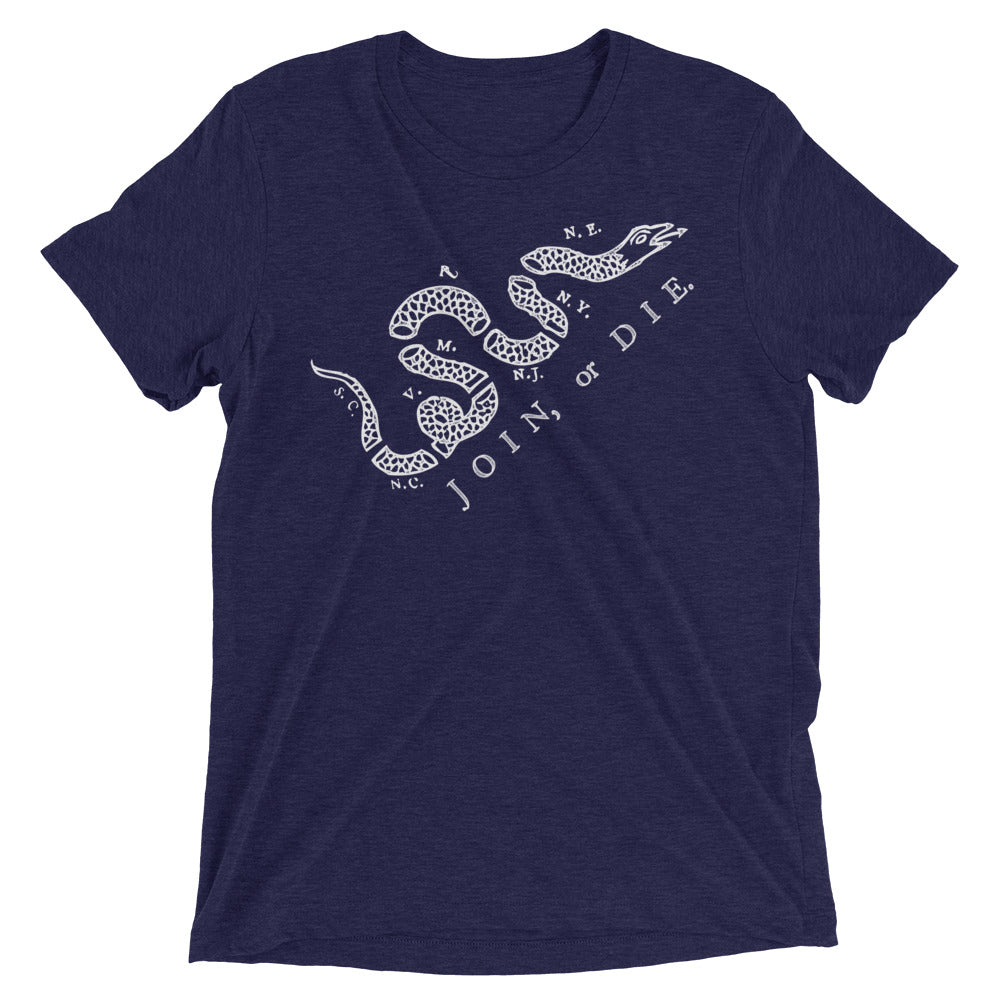 Join, or Die Tri-blend Graphic T-Shirt