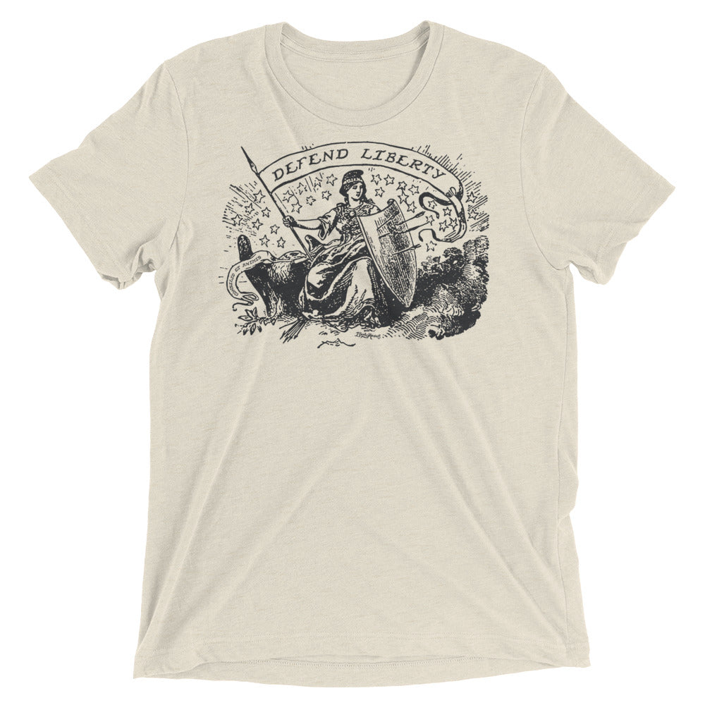 Defend Liberty Libertas Unisex Tri-Blend Track Shirt
