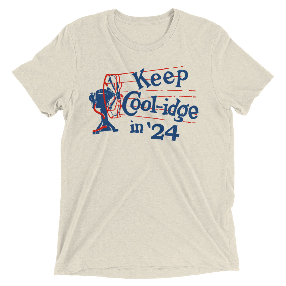 Keep Coolidge Vintage Calvin Coolidge Triblend T-Shirt