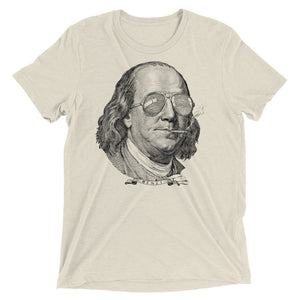 Ben Franklin Now This Is a Political Party Tri-blend Shirt