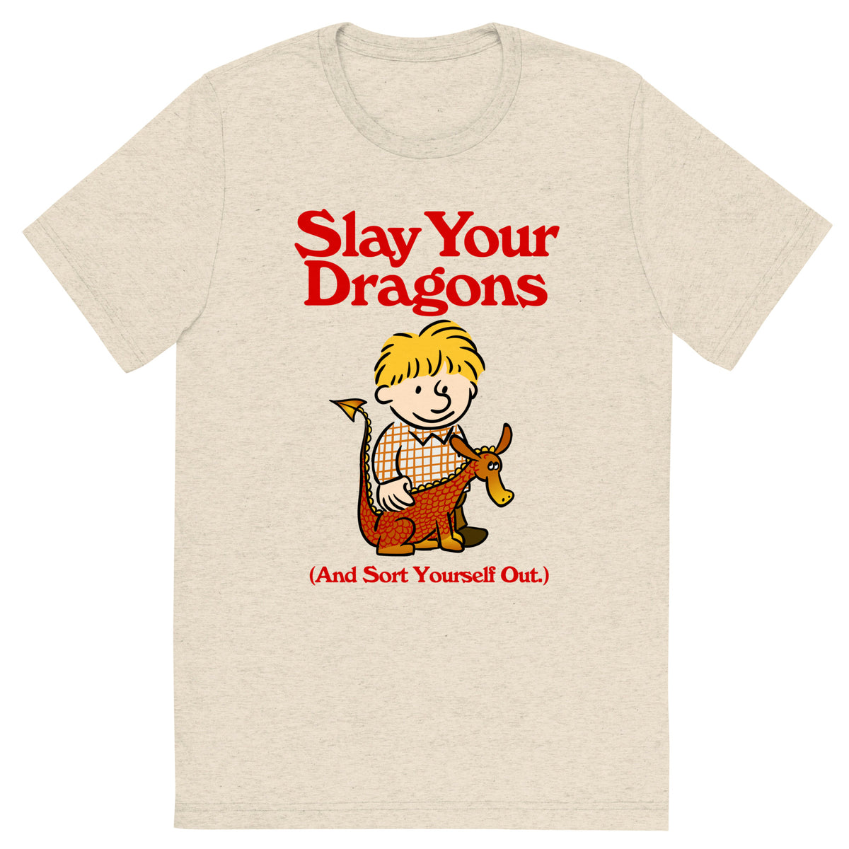 Slay Your Dragons Tri-Blend Track Shirt