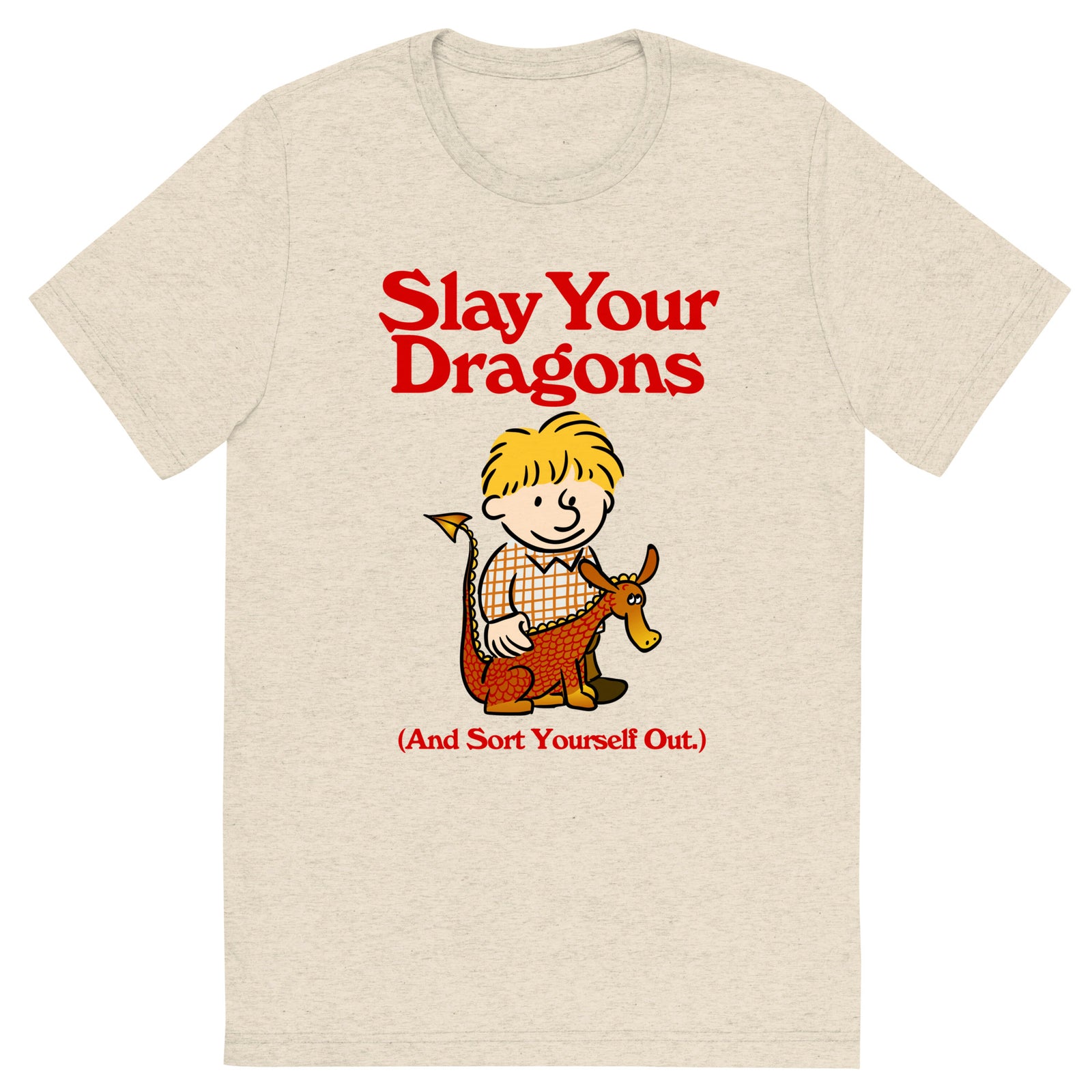 Slay Your Dragons Tri-Blend Track Shirt