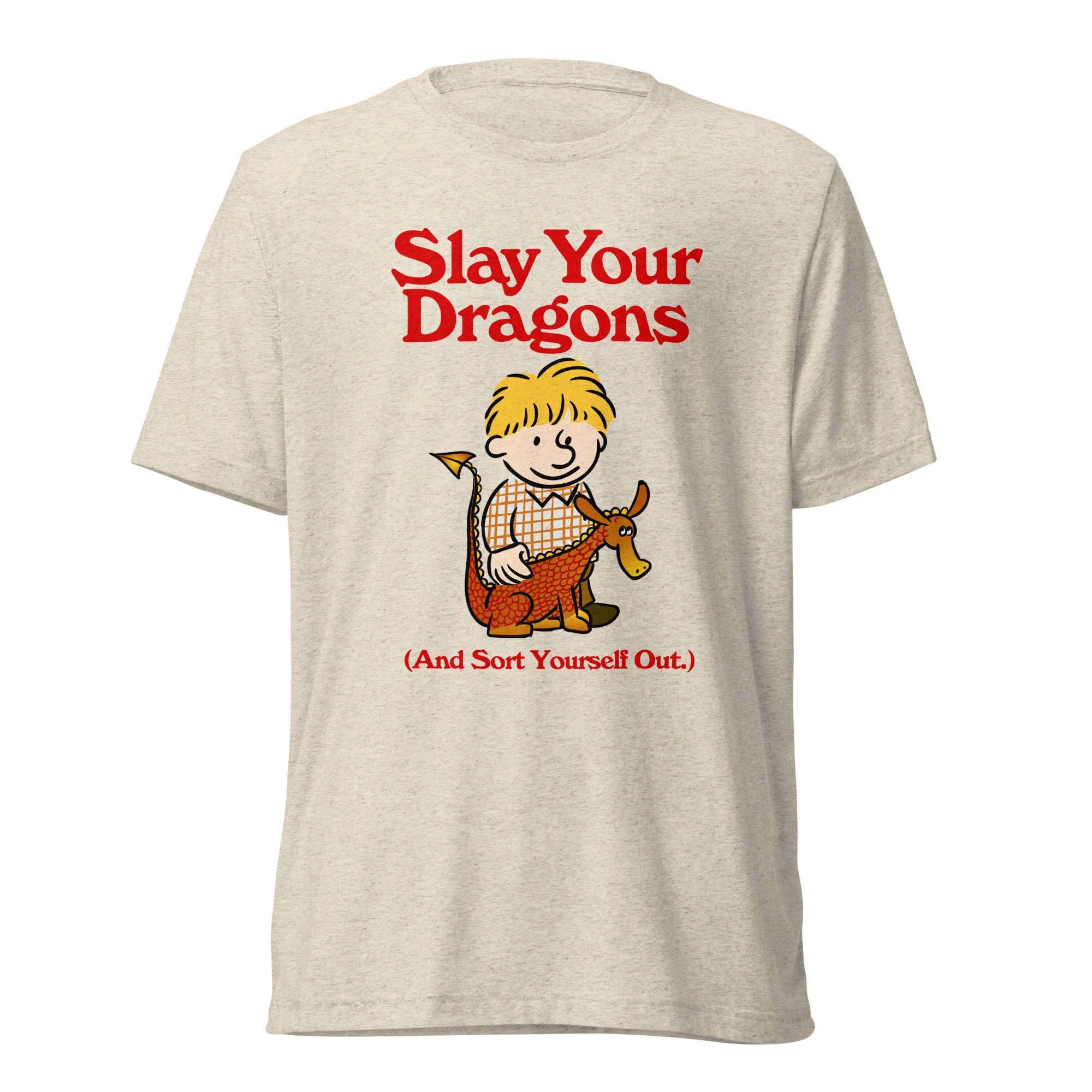 Slay Your Dragons Tri-Blend Track Shirt