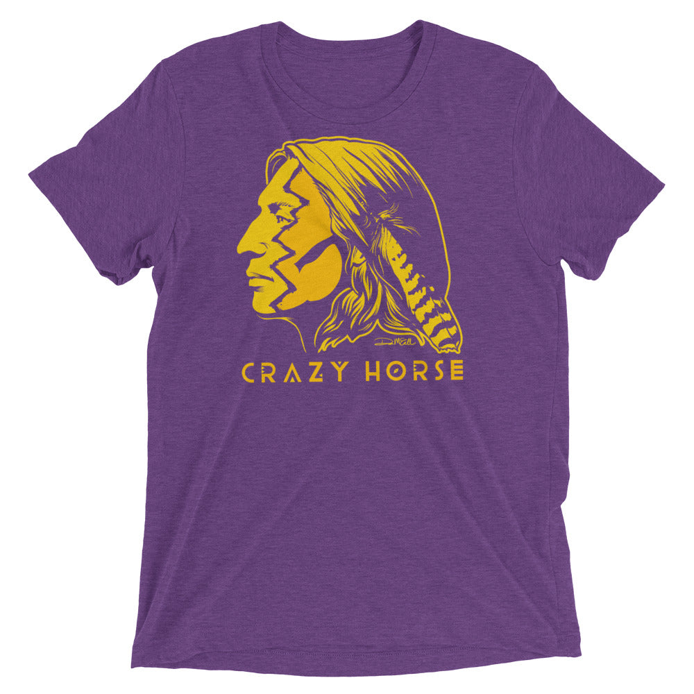 Crazy Horse War Paint Tri-Blend Graphic T-Shirt