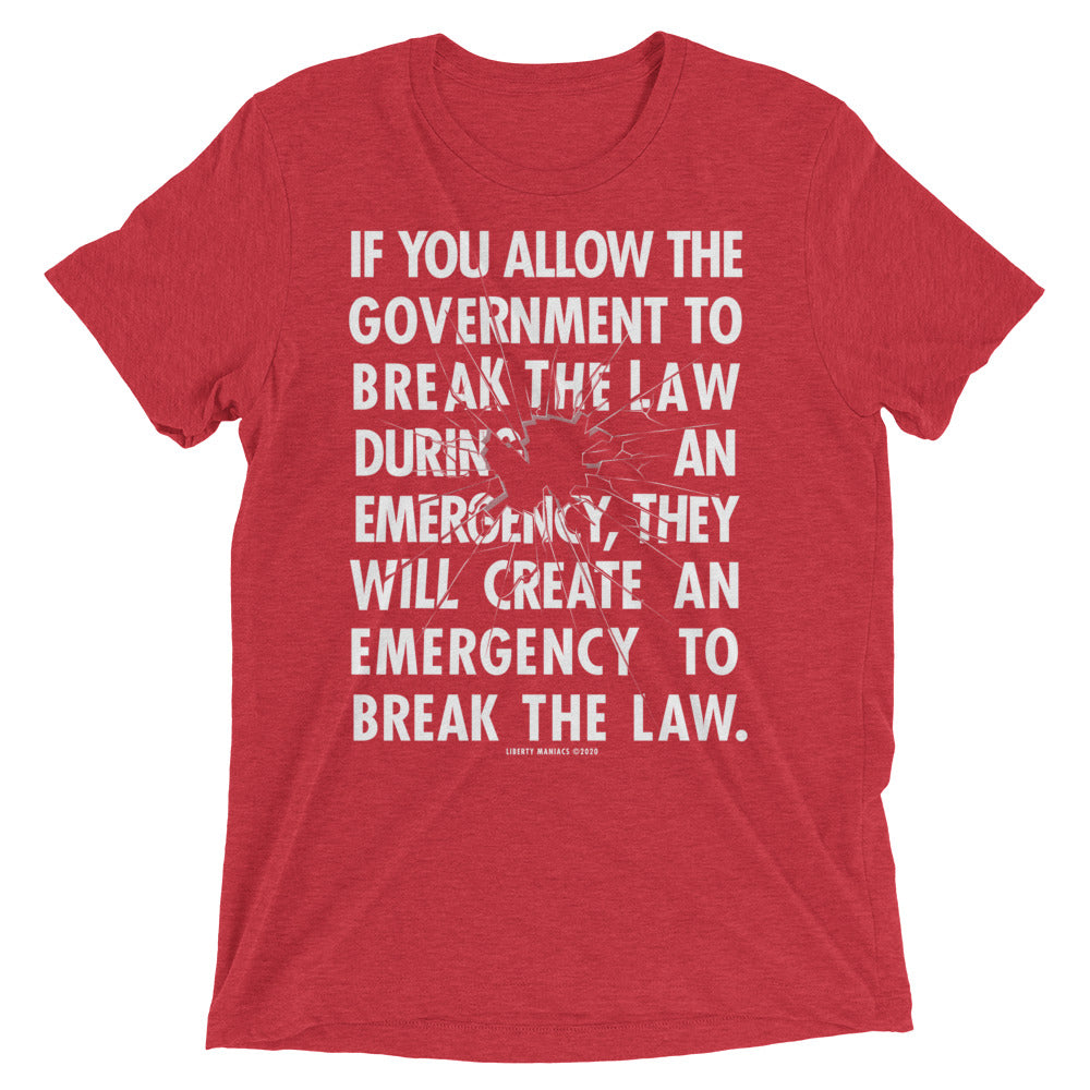 Government Emergency Tri-Blend Unisex T-Shirt