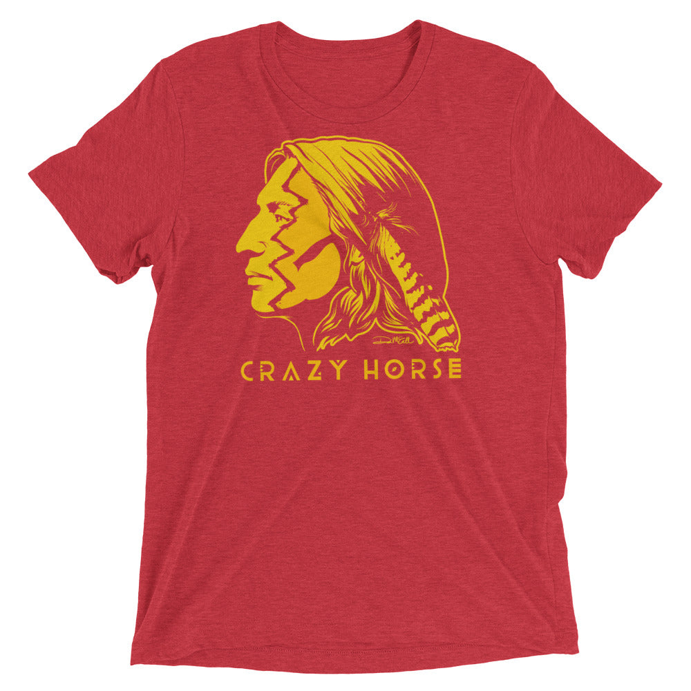 Crazy Horse War Paint Tri-Blend Graphic T-Shirt