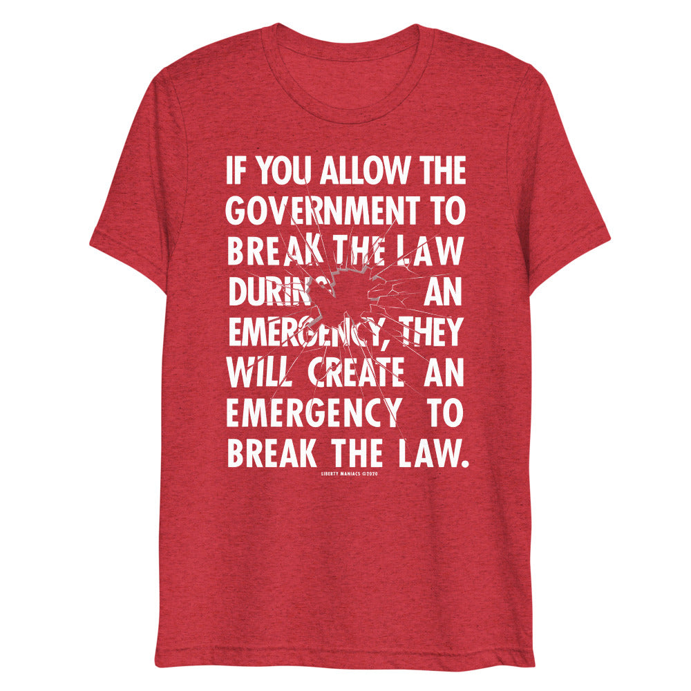 Government Emergency Tri-Blend T-Shirt