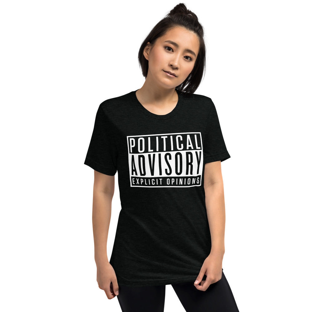 Political Advisory Triblend T-Shirt
