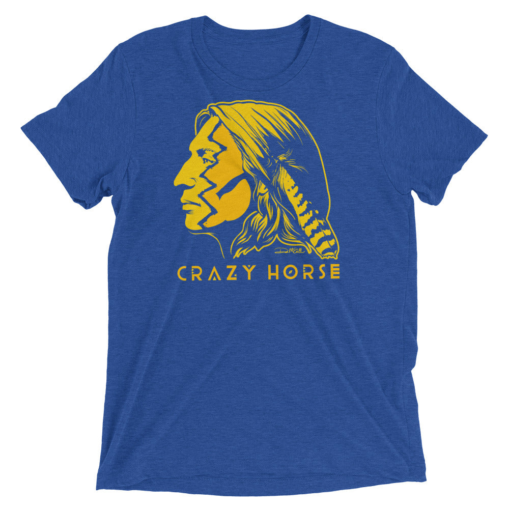 Crazy Horse War Paint Tri-Blend Graphic T-Shirt