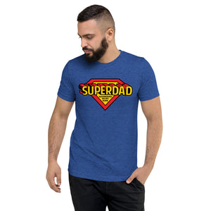 Super Dad According To My Kids Tri-Blend T-Shirt