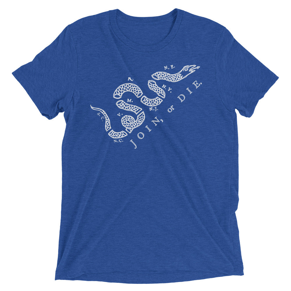 Join, or Die Tri-blend Graphic T-Shirt
