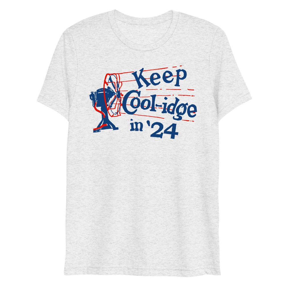 Keep Coolidge Vintage Calvin Coolidge Triblend T-Shirt