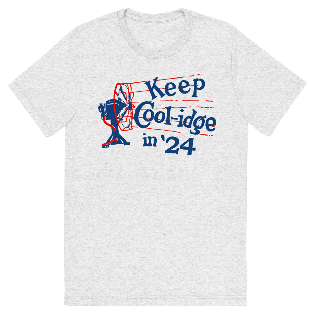 Keep Coolidge Vintage Calvin Coolidge Triblend T-Shirt