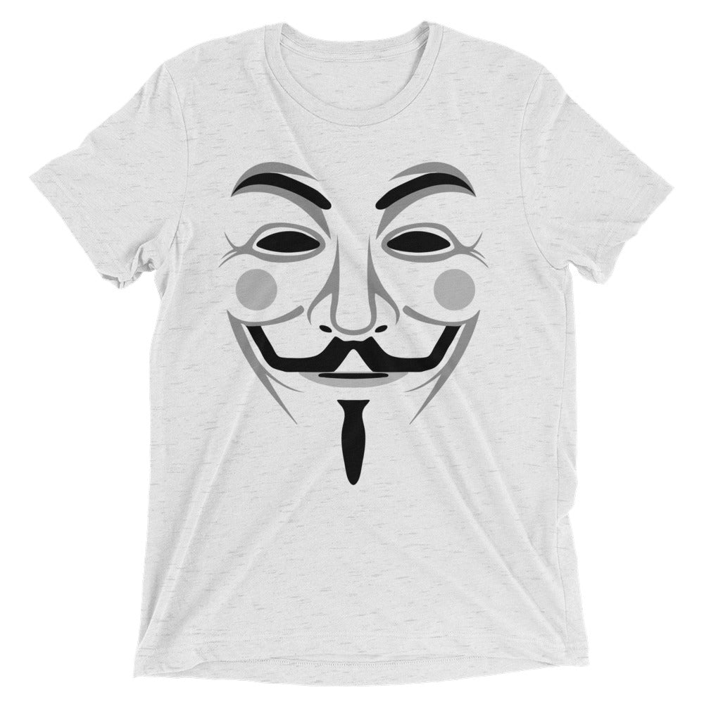 Guy Fawks Mask Triblend T-Shirt