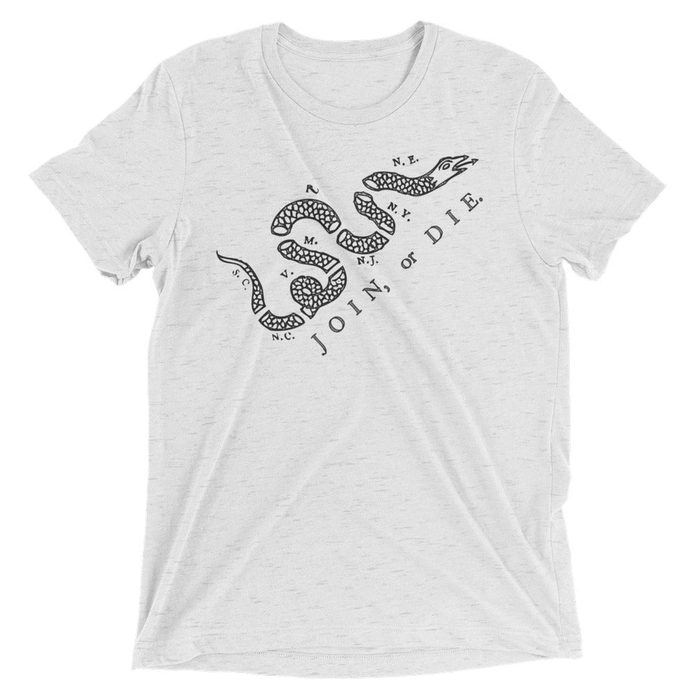 Join, or Die Tri-blend Graphic T-Shirt