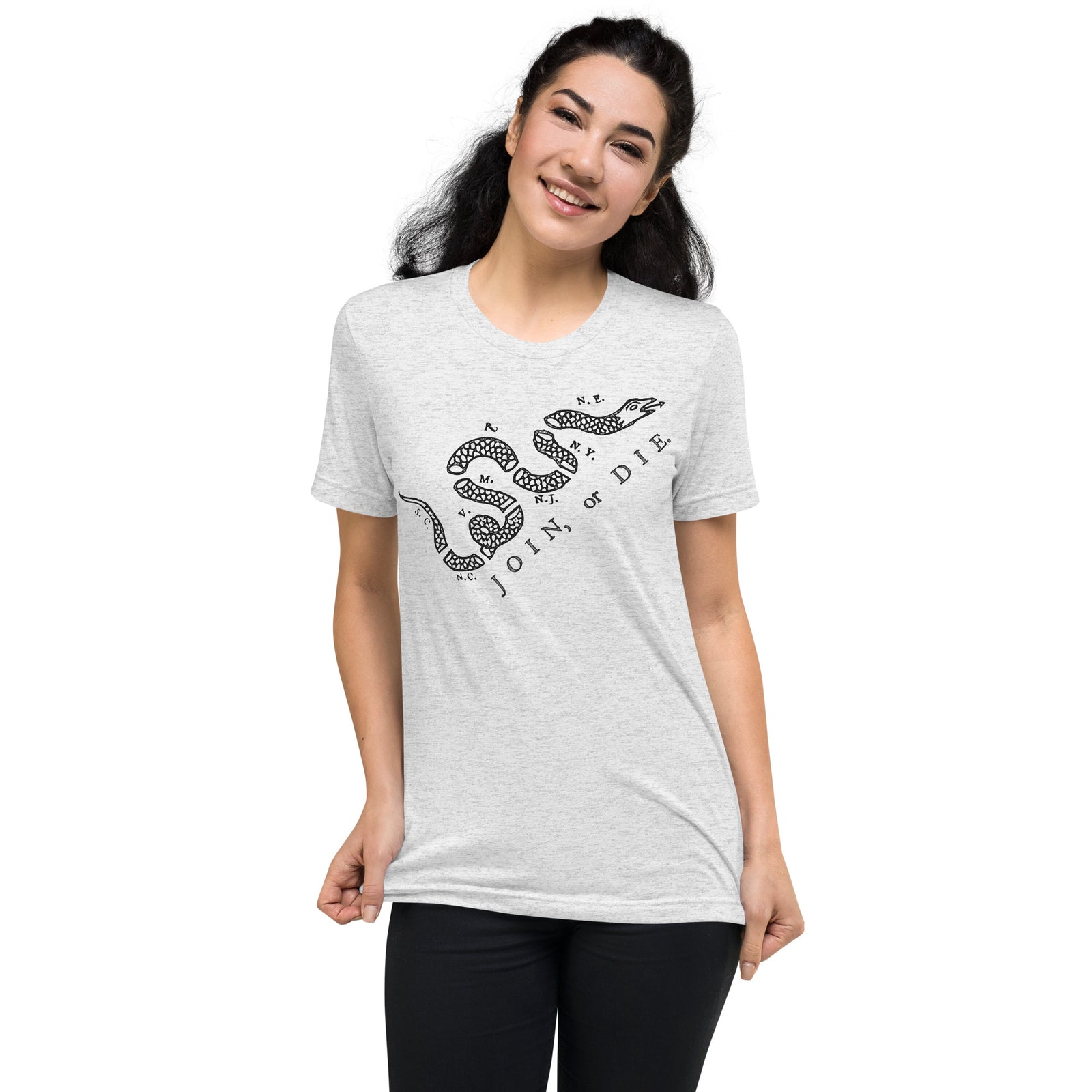 Join, or Die Tri-blend Graphic T-Shirt