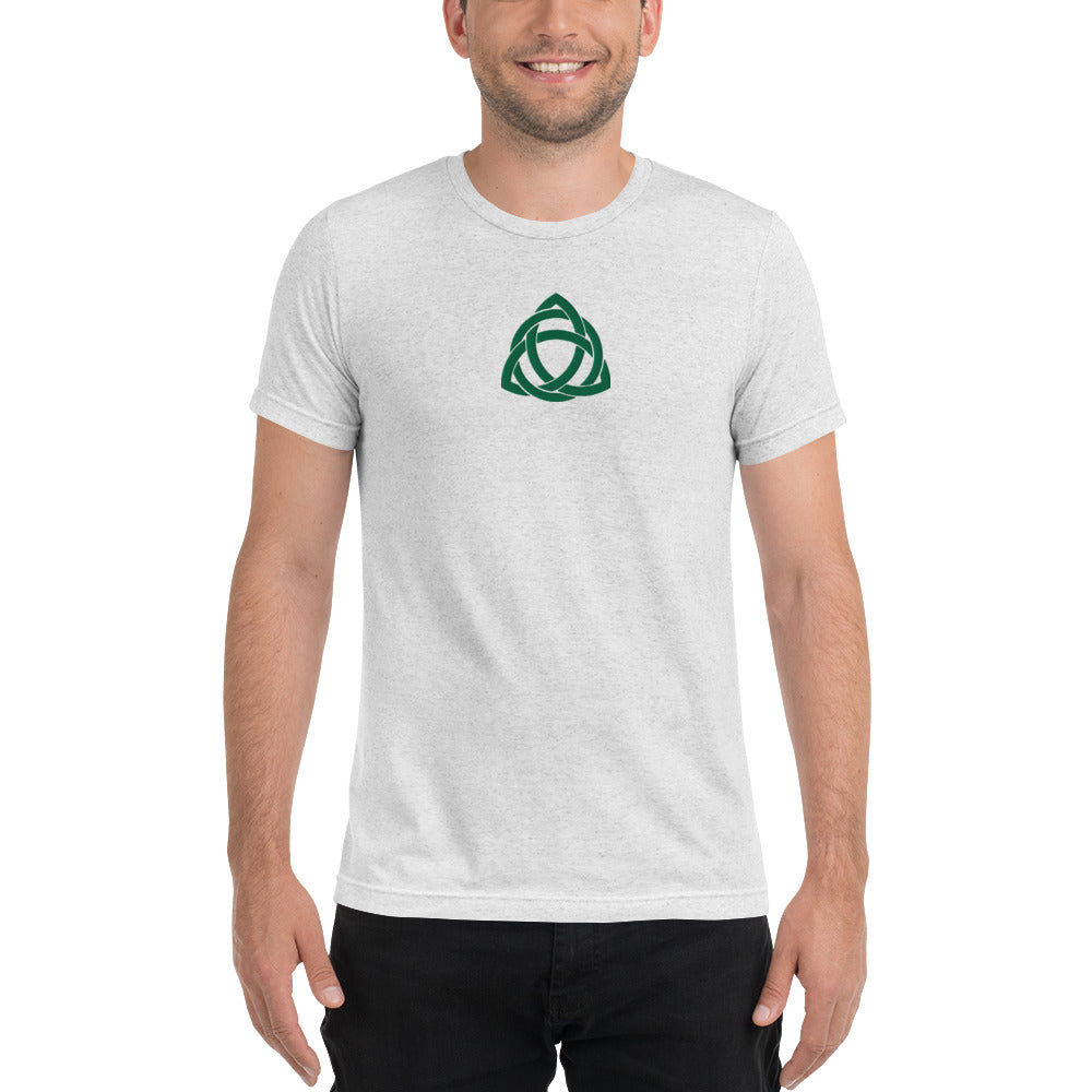 Trinity Knot Embroidered Tri-Blend T-Shirt