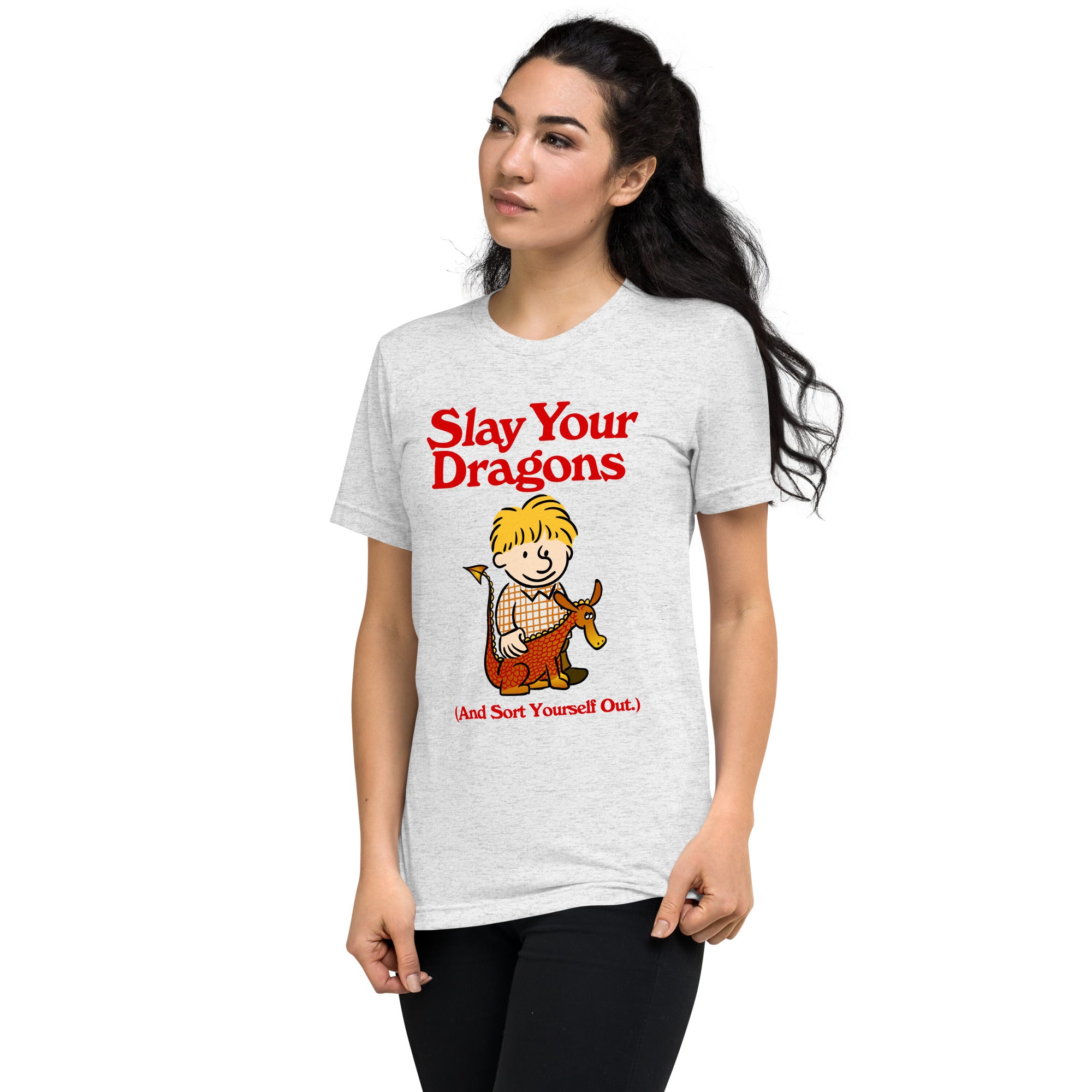 Slay Your Dragons Tri-Blend Track Shirt