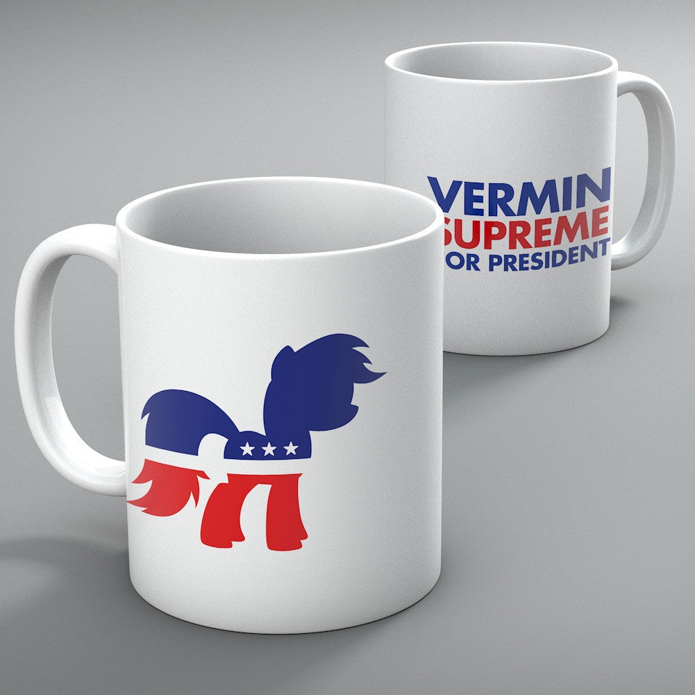 Vermin Supreme for President Pony Coffee Mug