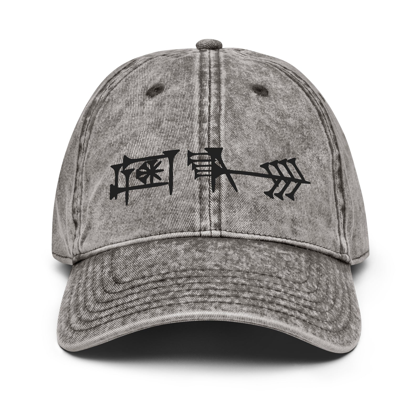 Ama-gi Cuneiform Vintage Cotton Twill Cap
