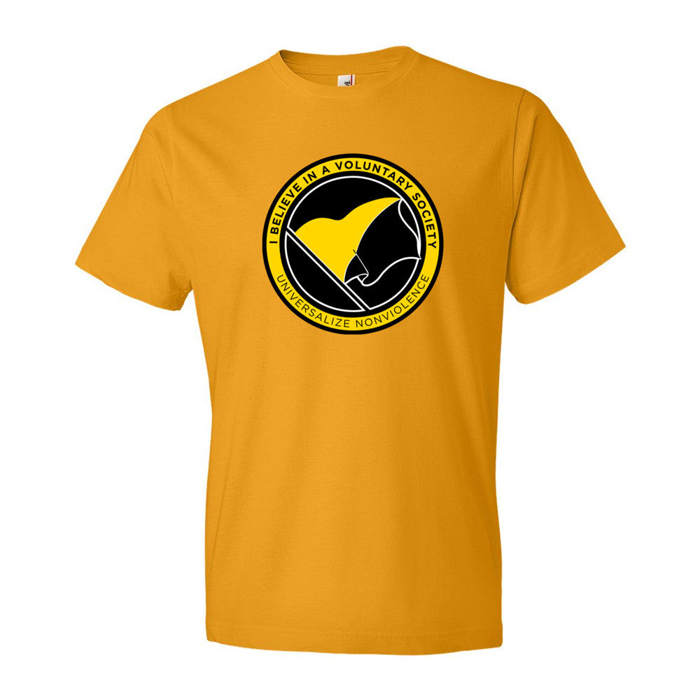 I Believe In A Voluntary Society Voluntaryism Shirt by Liberty Maniacs