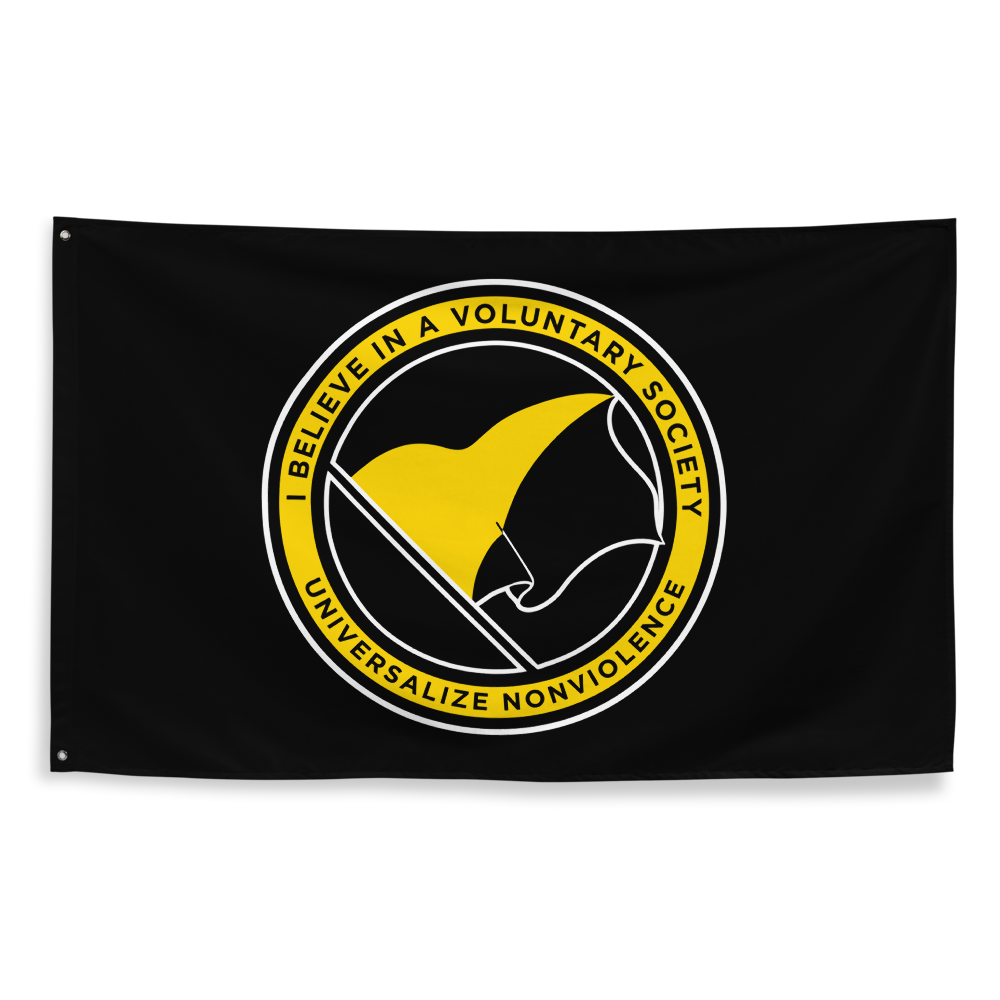 Voluntaryist Wall Flag