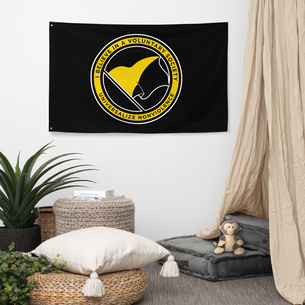 Voluntaryist Wall Flag