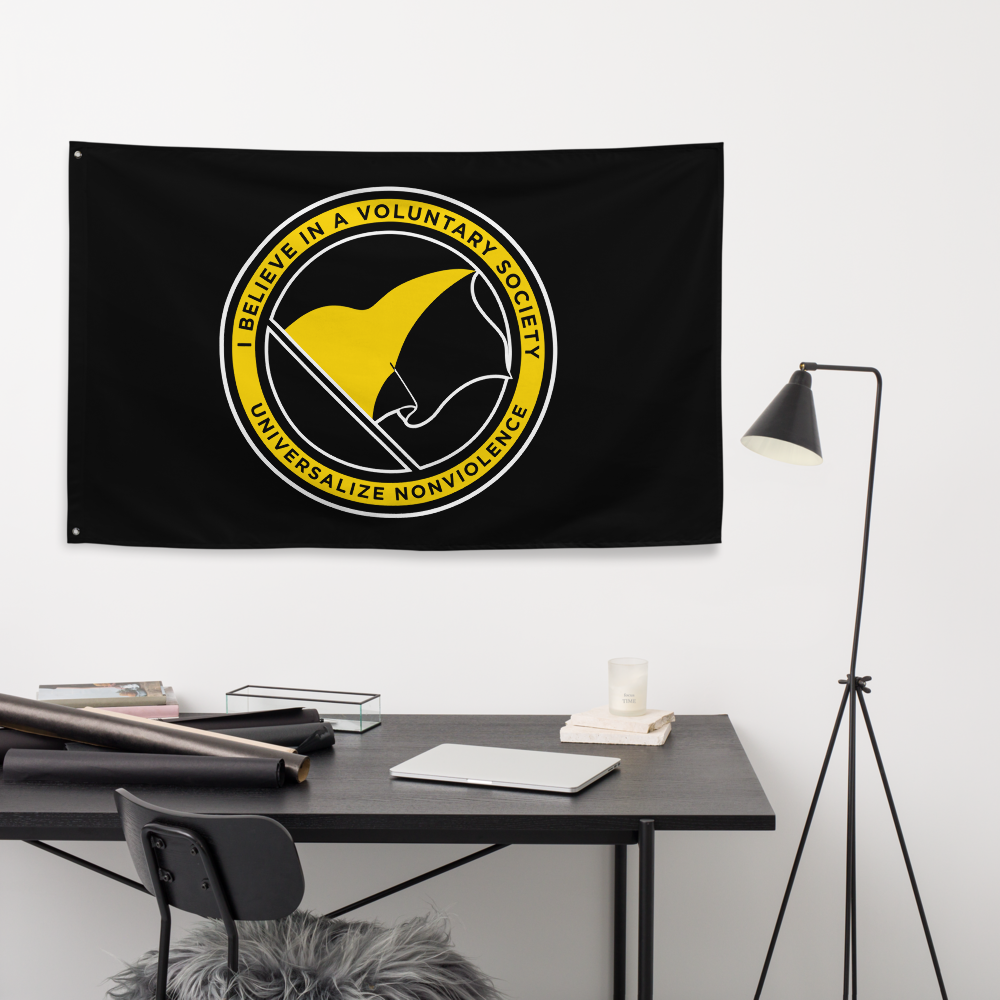 Voluntaryist Wall Flag