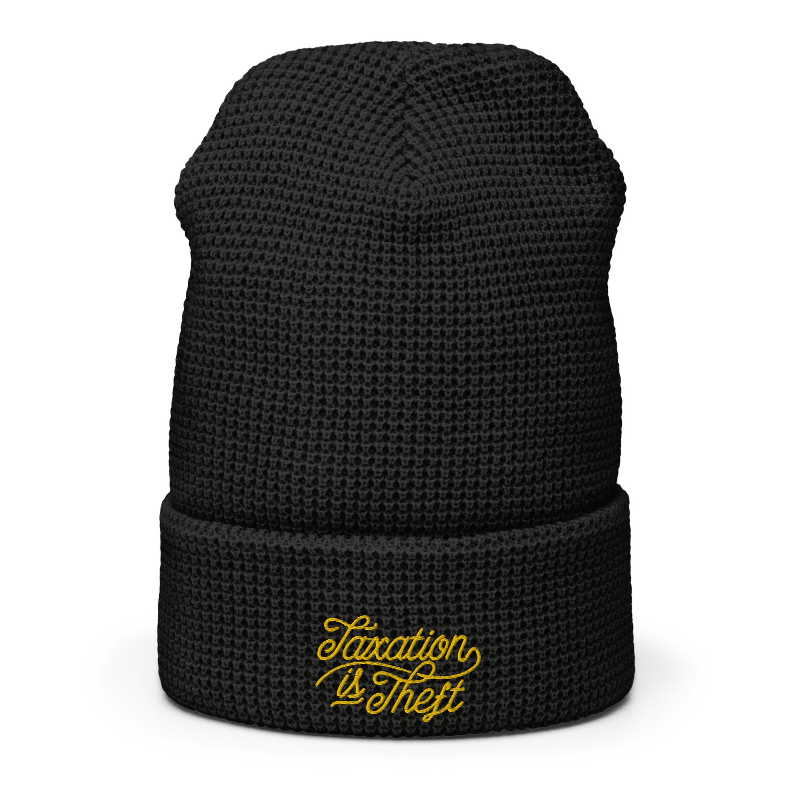 Taxation Is Theft Waffle Beanie