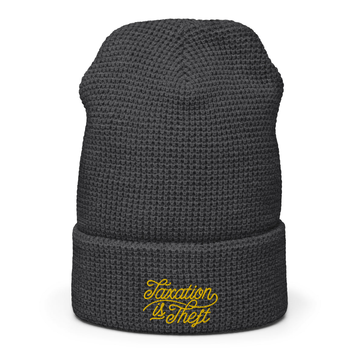 Taxation Is Theft Waffle Beanie