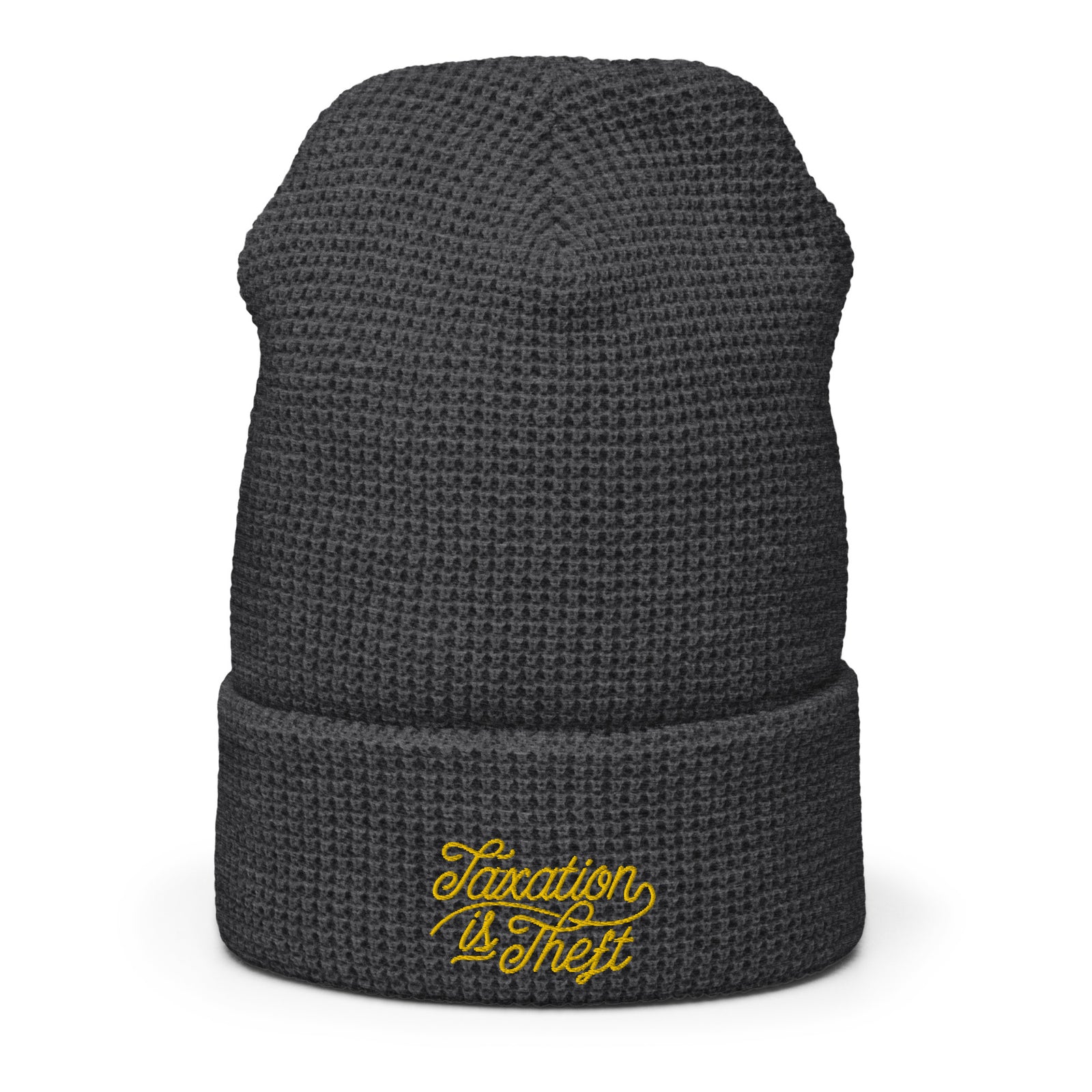 Taxation Is Theft Waffle Beanie
