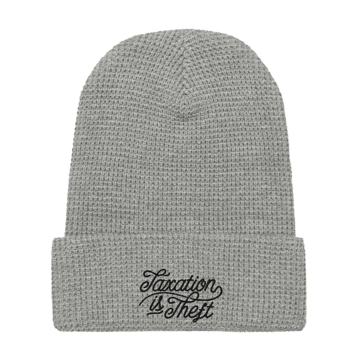 Taxation Is Theft Waffle Beanie