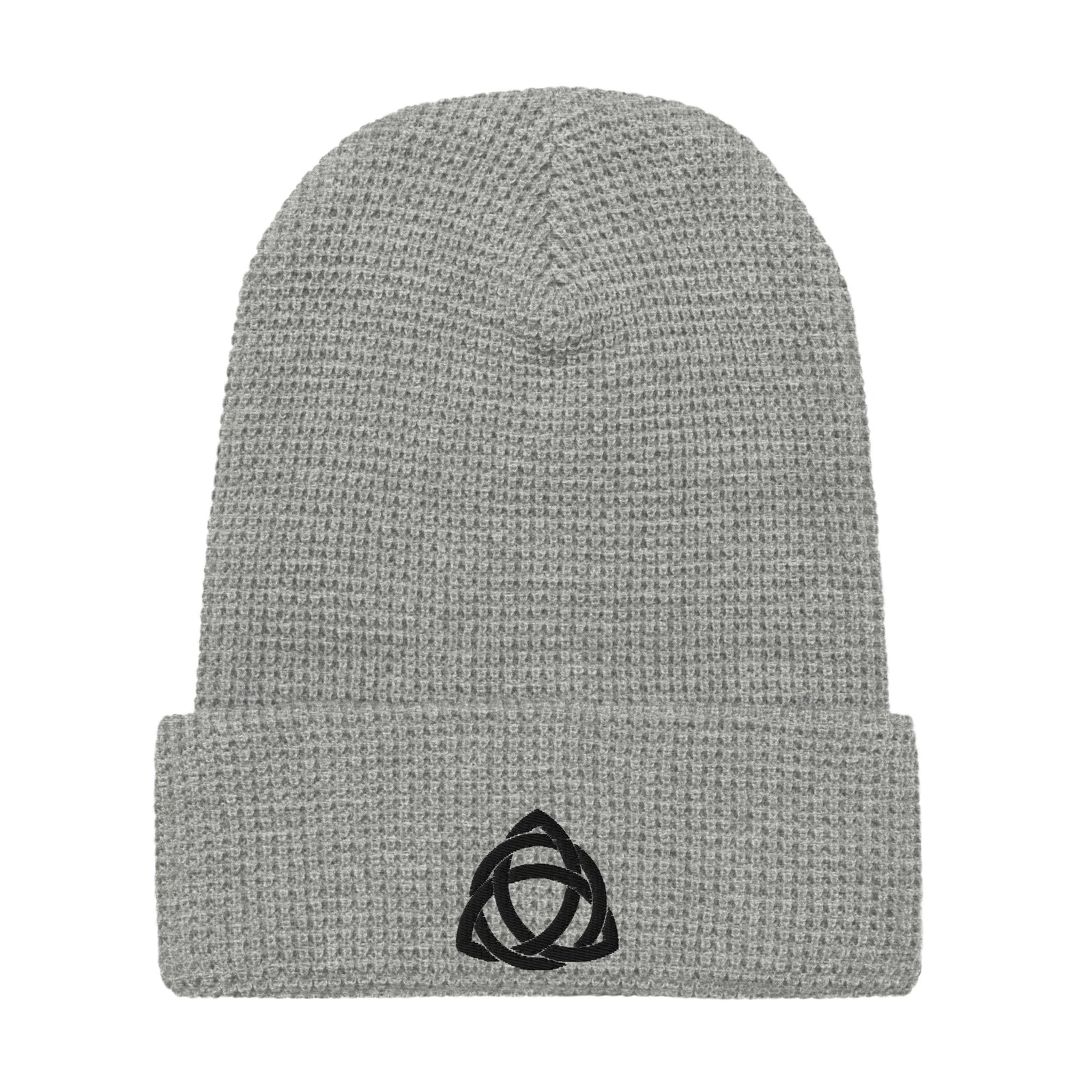 Trinity Knot Embroidered Waffle Beanie