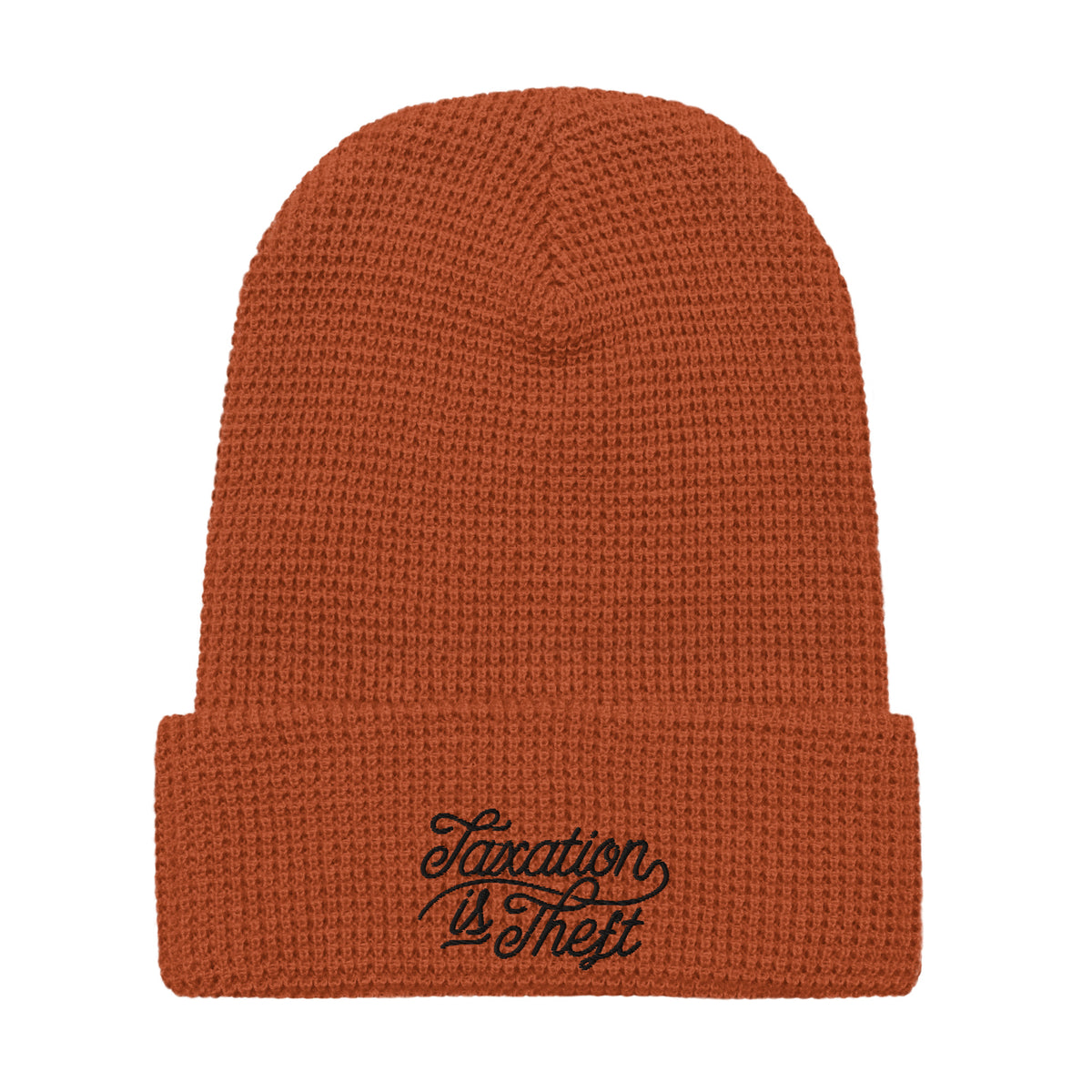 Taxation Is Theft Waffle Beanie