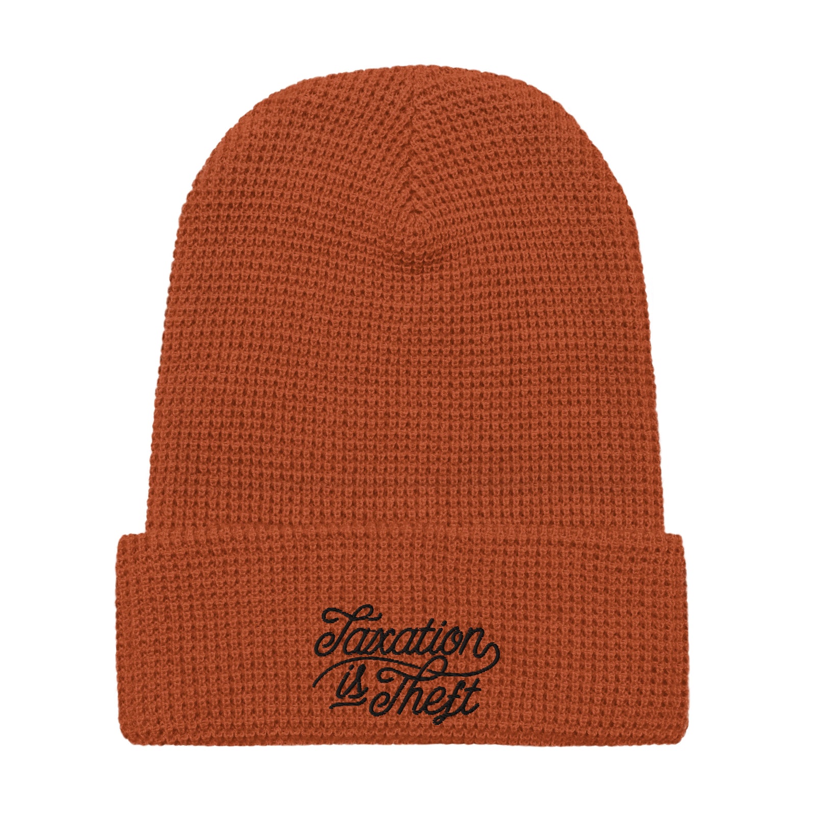 Taxation Is Theft Waffle Beanie