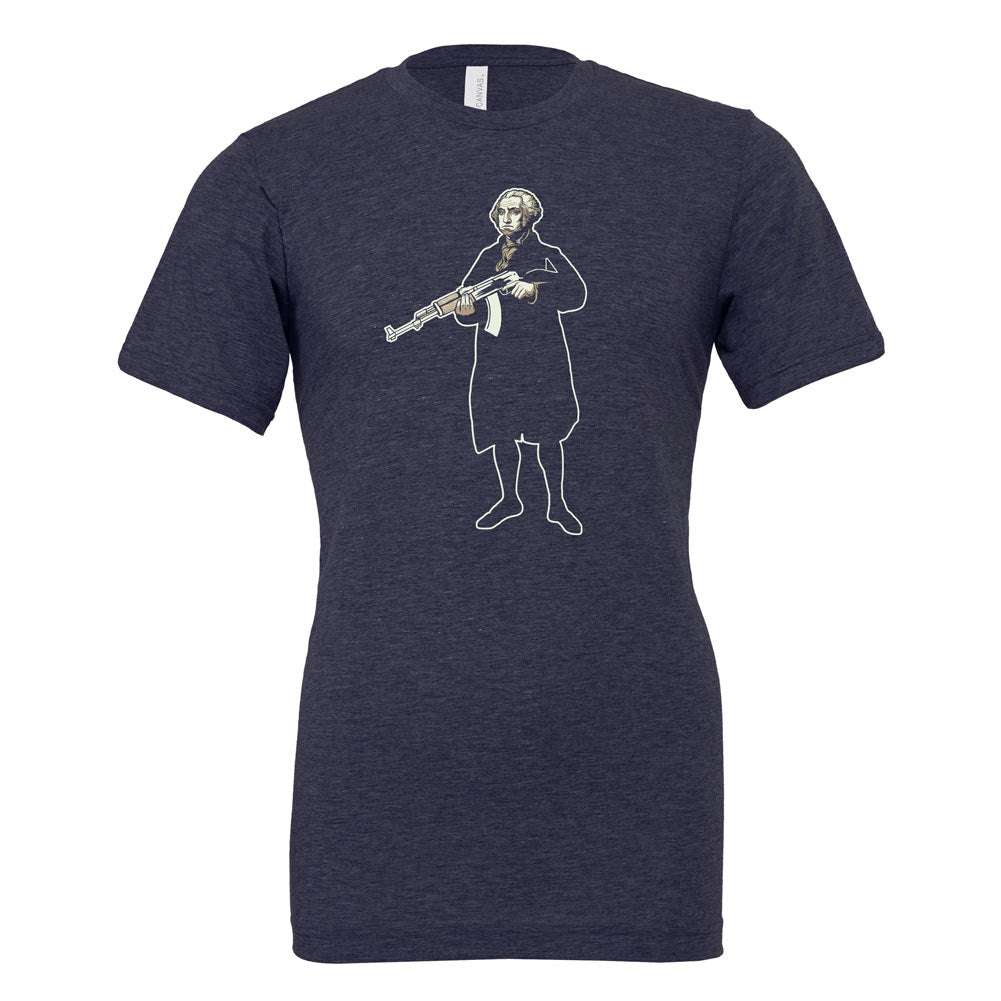 George Washington With an AK47 T-Shirt