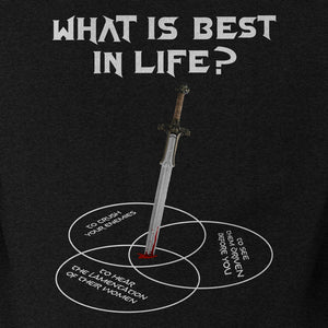 What Is Best In Life Conan Venn Diagram Tri-Blend Workout T-Shirt