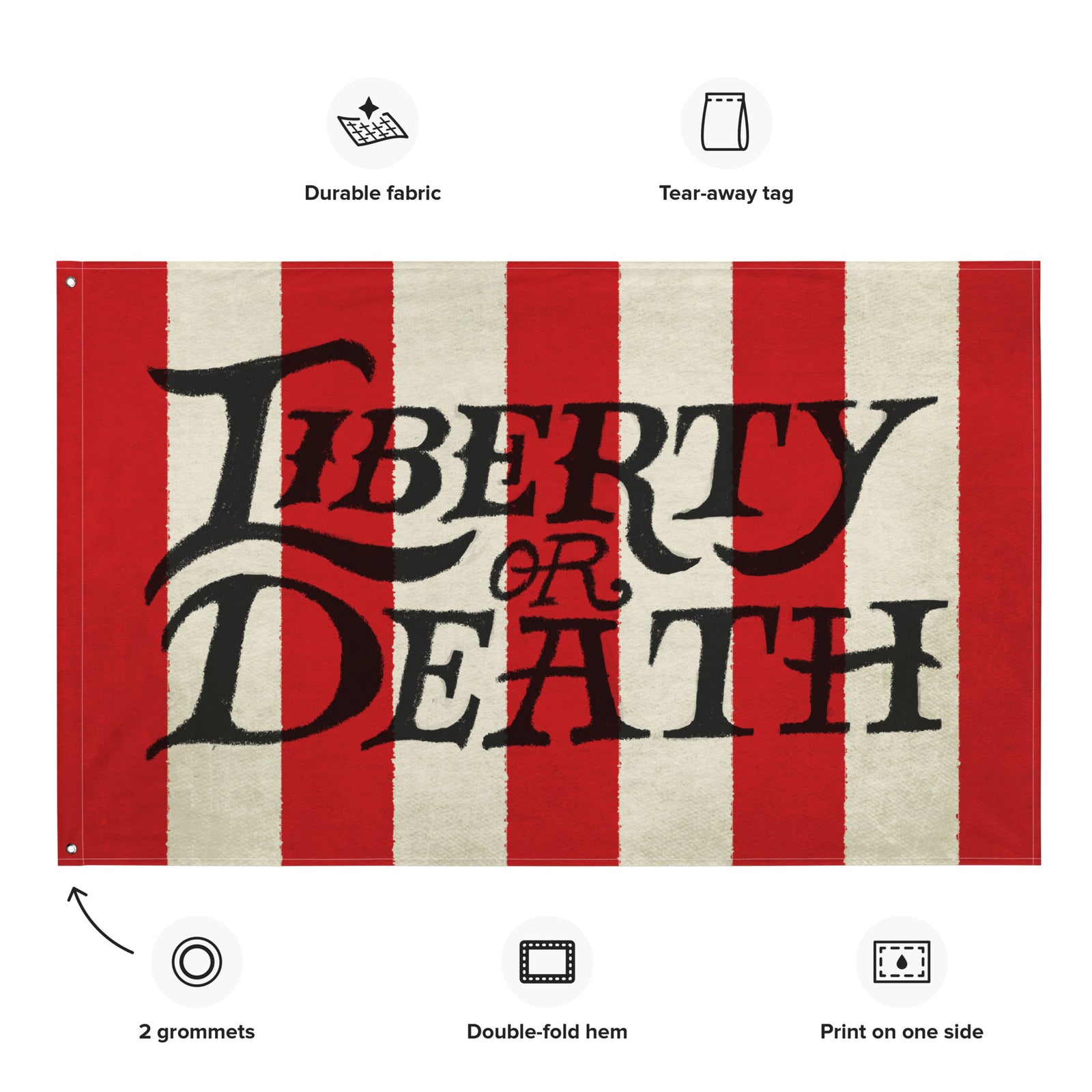 Whiskey Rebellion Liberty or Death Flag
