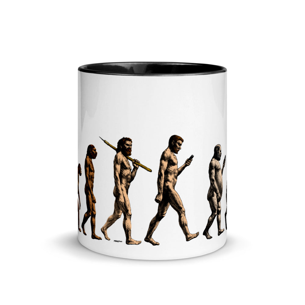 March of Modern Devolution Sheeple Color Mug