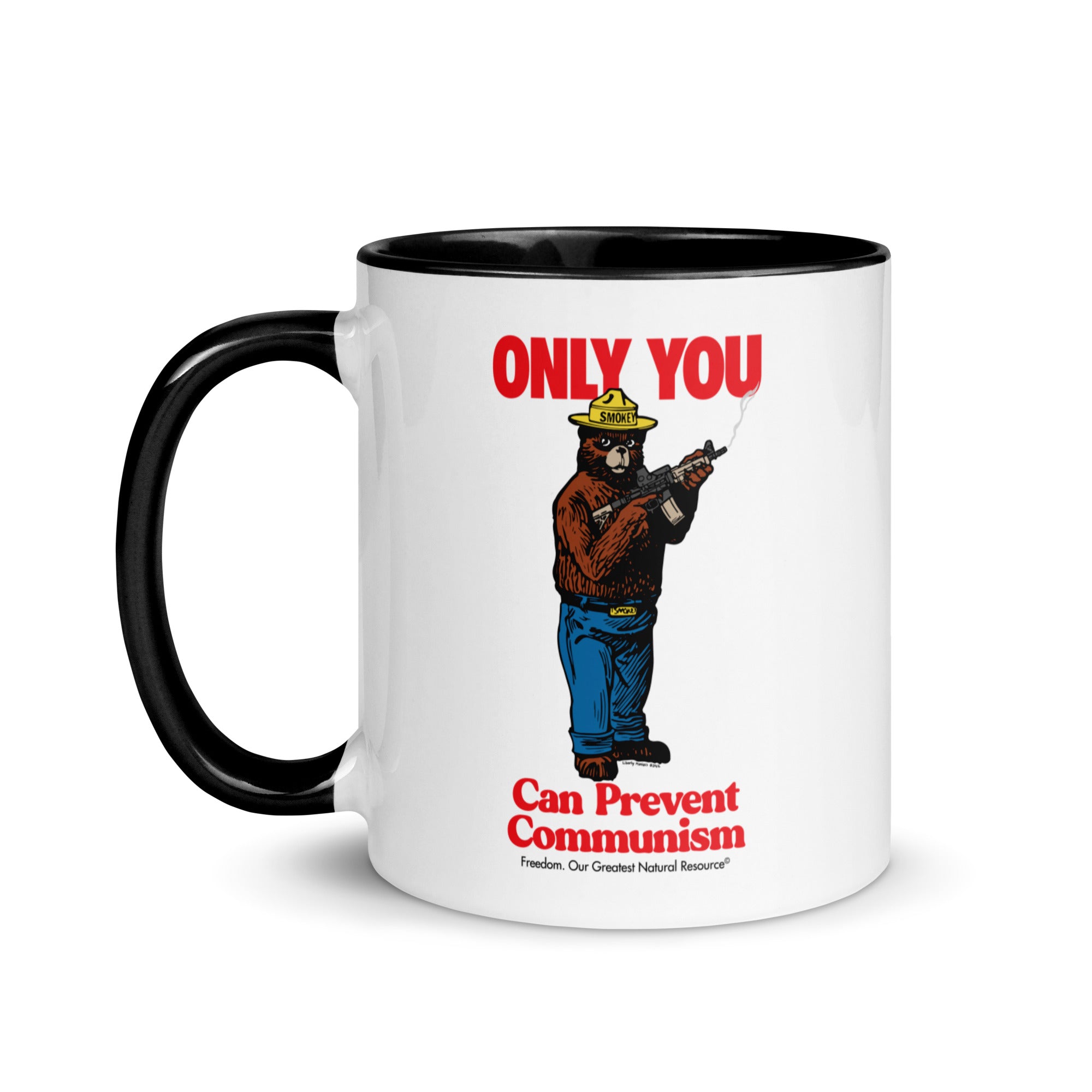 Smokey the Bear Only You Can Prevent Communism Coffee Mug
