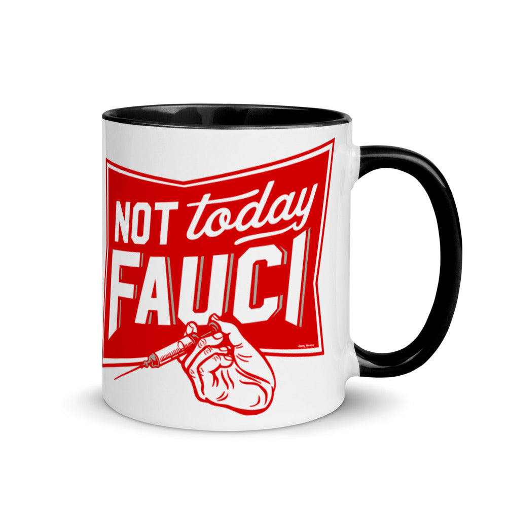 Not Today Fauci Mug